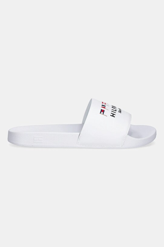 Tommy Hilfiger papuci HILFIGER FLAGS POOL SLIDE FM0FM05431 alb SS25