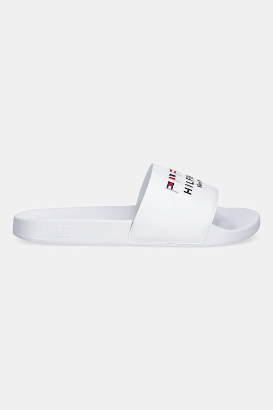 Tommy Hilfiger klapki HILFIGER FLAGS POOL SLIDE FM0FM05431 biały SS25