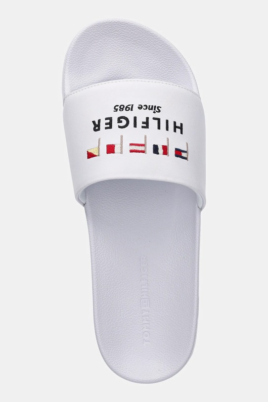 Tommy Hilfiger klapki HILFIGER FLAGS POOL SLIDE biały FM0FM05431