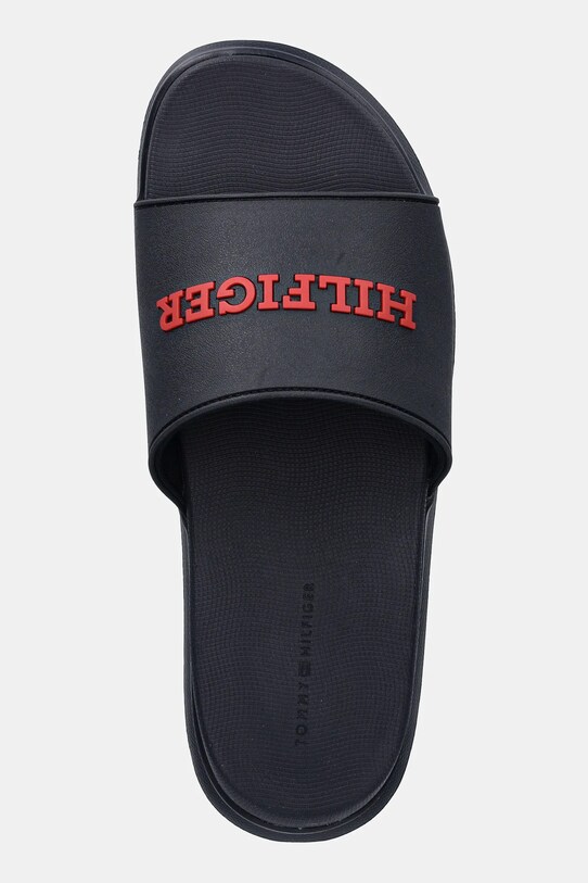 Pantofle Tommy Hilfiger DUAL DENSITY HILFIGER POOL SLIDE námořnická modř FM0FM05430