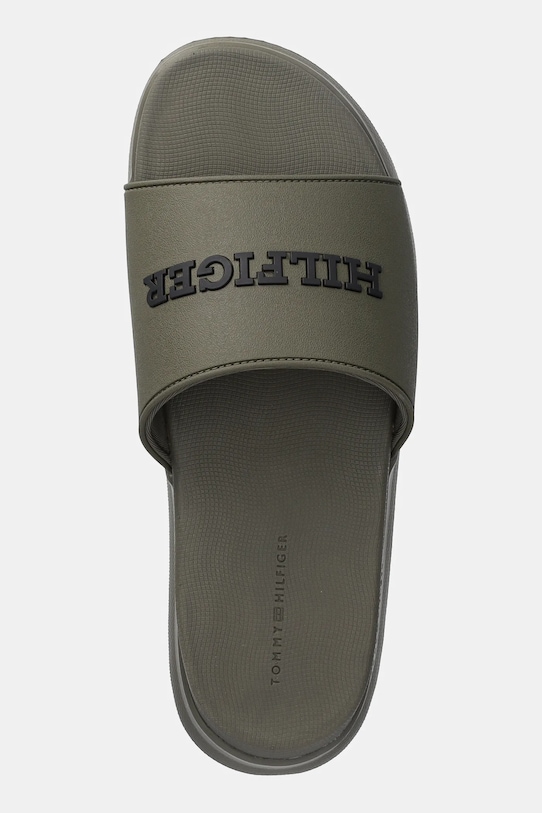 Обувь Шлепанцы Tommy Hilfiger DUAL DENSITY HILFIGER POOL SLIDE FM0FM05430 зелёный
