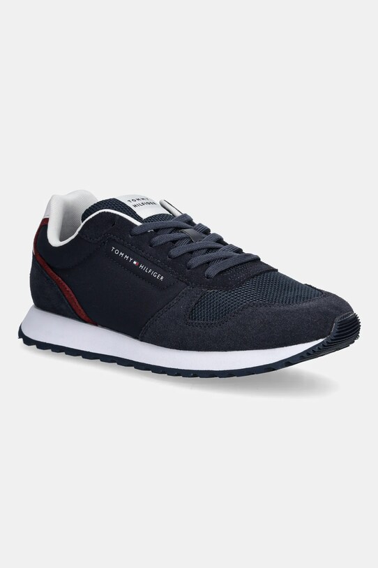 Tommy Hilfiger sneakers NEW EVA RUNNER SUMMER NYLON POP sintetic bleumarin FM0FM05427