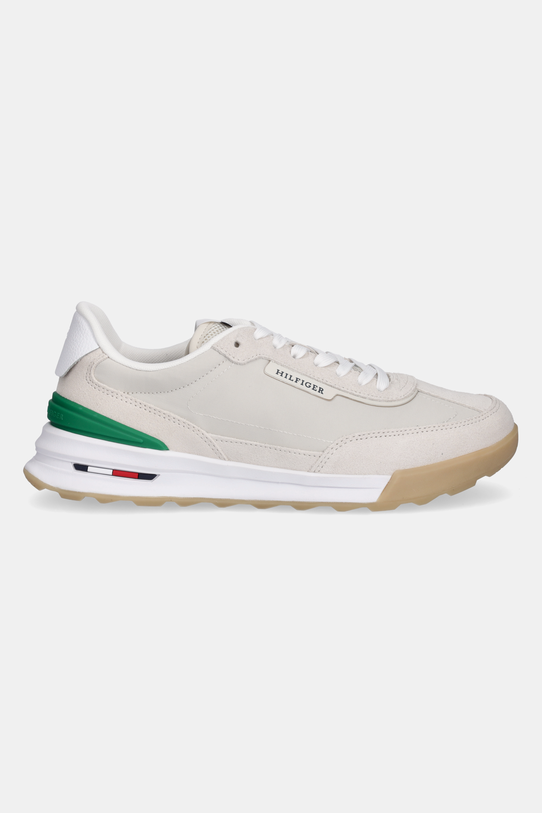 Sneakers boty Tommy Hilfiger RETRO RUNNER SEASONAL FM0FM05425 béžová SS25