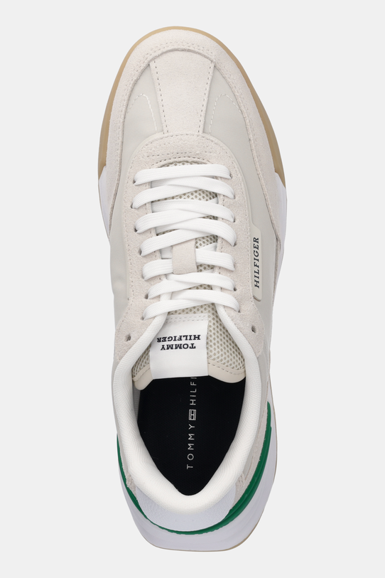 Sneakers boty Tommy Hilfiger RETRO RUNNER SEASONAL béžová FM0FM05425
