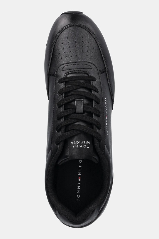Tommy Hilfiger sneakersy LO RUNNER PU MIX czarny FM0FM05419