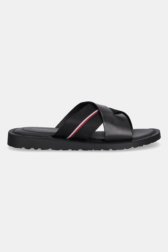Pantofle Tommy Hilfiger CORE HILFIGER LH CRISS C SANDAL FM0FM05415 černá SS25