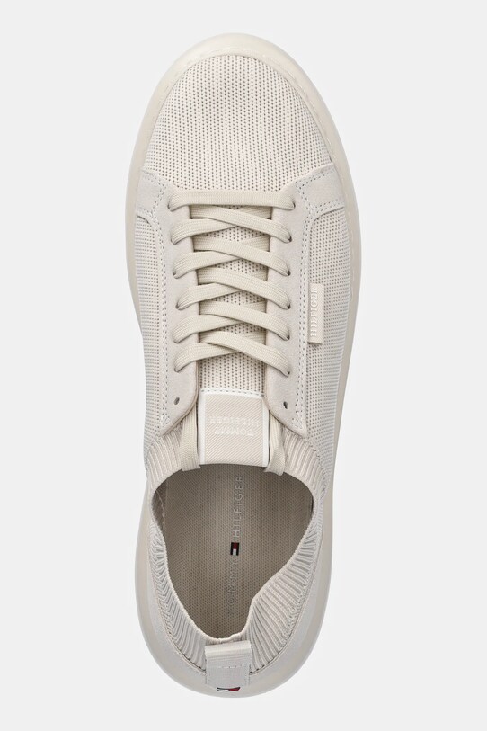 Αθλητικά Tommy Hilfiger LIGHT CUPSOLE KNIT SEASONAL μπεζ FM0FM05403