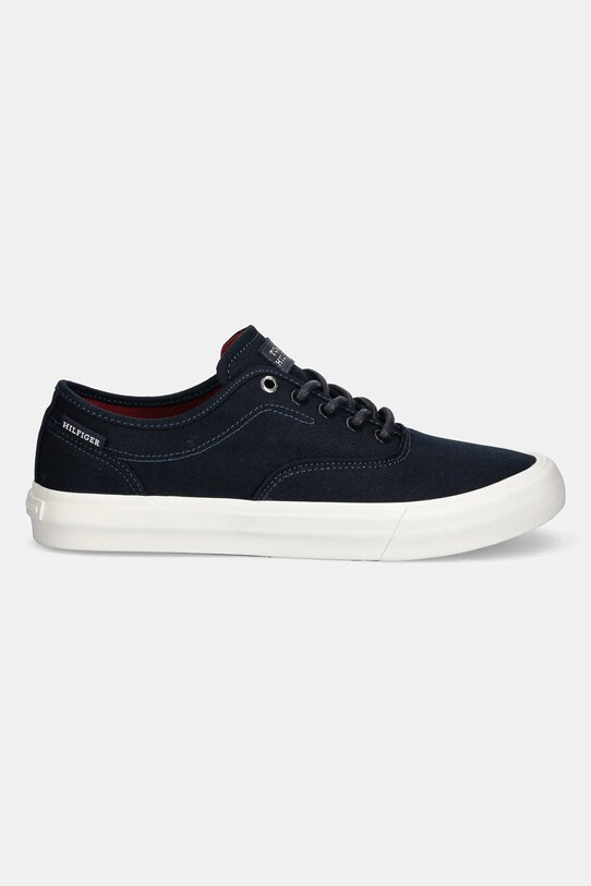 Tommy Hilfiger teniși TH HI VULC LOW OXFORD TWILL FM0FM05400 bleumarin SS25