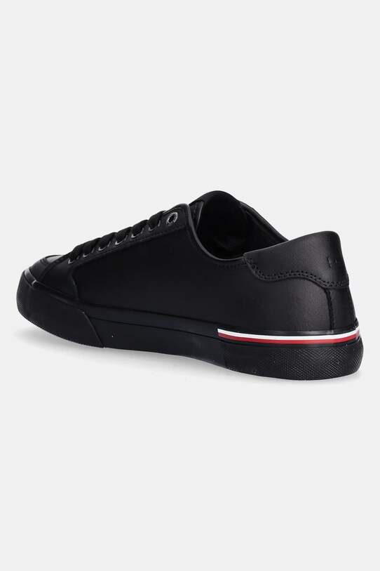 Взуття Шкіряні кросівки Tommy Hilfiger CORE CORPORATE VULC LEATHER FM0FM05399 чорний