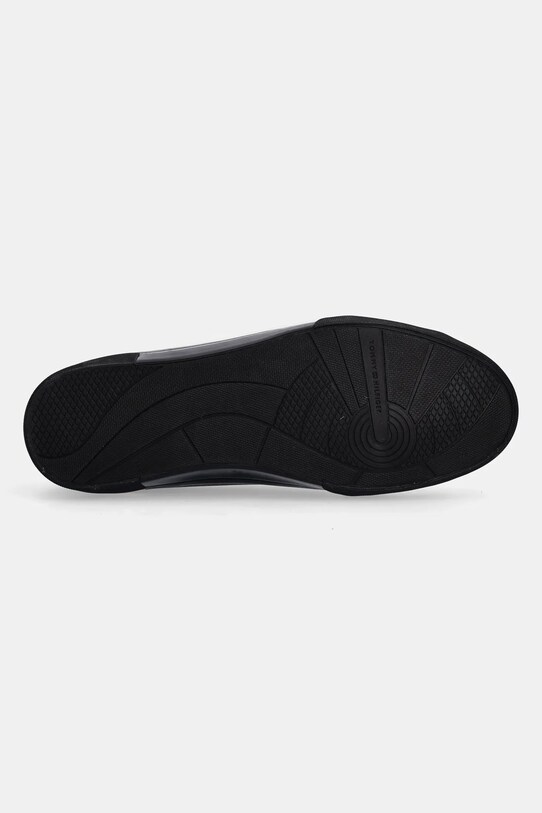 Шкіряні кросівки Tommy Hilfiger CORE CORPORATE VULC LEATHER FM0FM05399 чорний