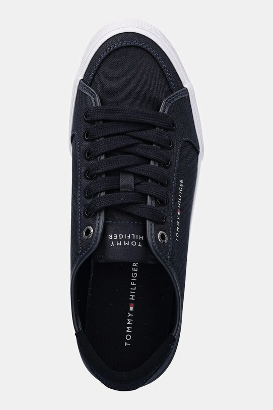 Tommy Hilfiger sneakersy CORE CORPORATE VULC CANVAS granatowy FM0FM05398