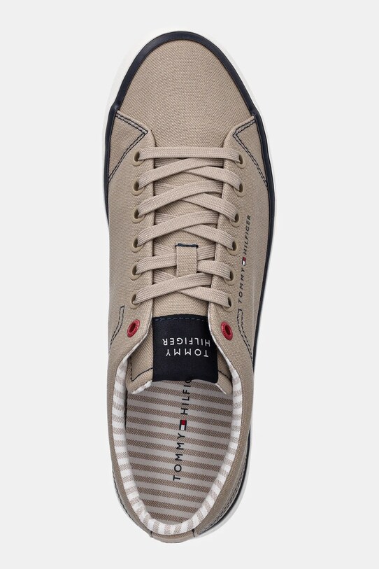 Tenisky Tommy Hilfiger TH HI VULC LOW CORE ITHACA hnedá FM0FM05397