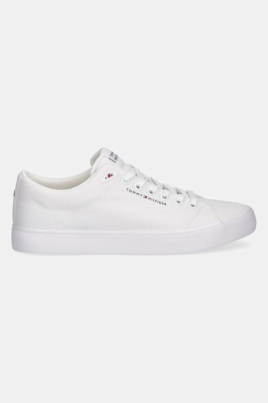 Tommy Hilfiger sportcipő TH HI VULC LOW CORE CANVAS FM0FM05396 fehér SS25
