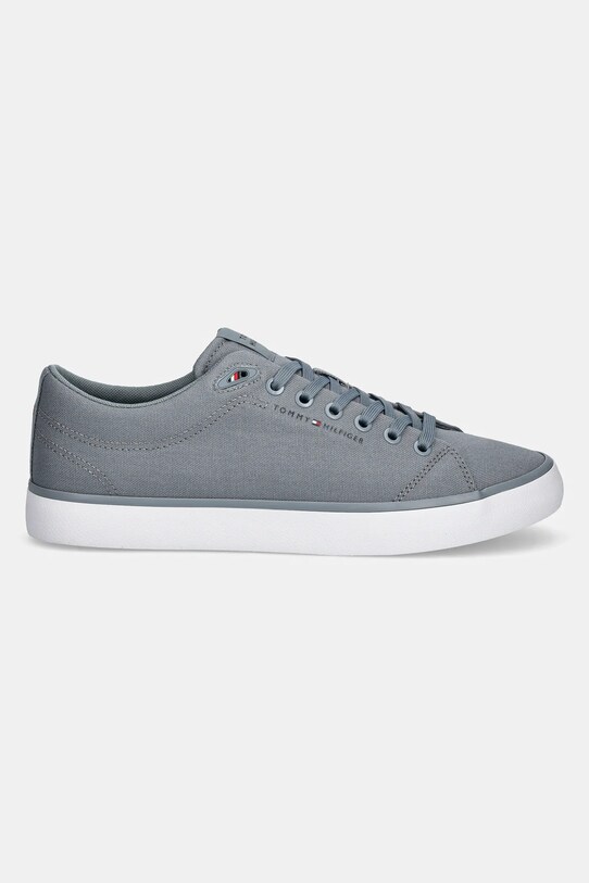 Tenisice Tommy Hilfiger TH HI VULC LOW CORE CANVAS FM0FM05396 siva SS25