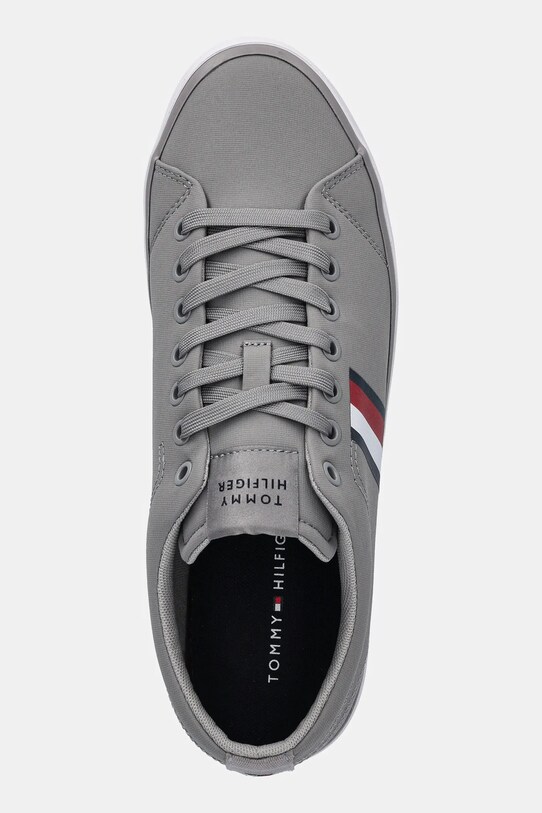 Tommy Hilfiger tenisówki TH HI VULC LOW CORE STRIPES MESH szary FM0FM05393