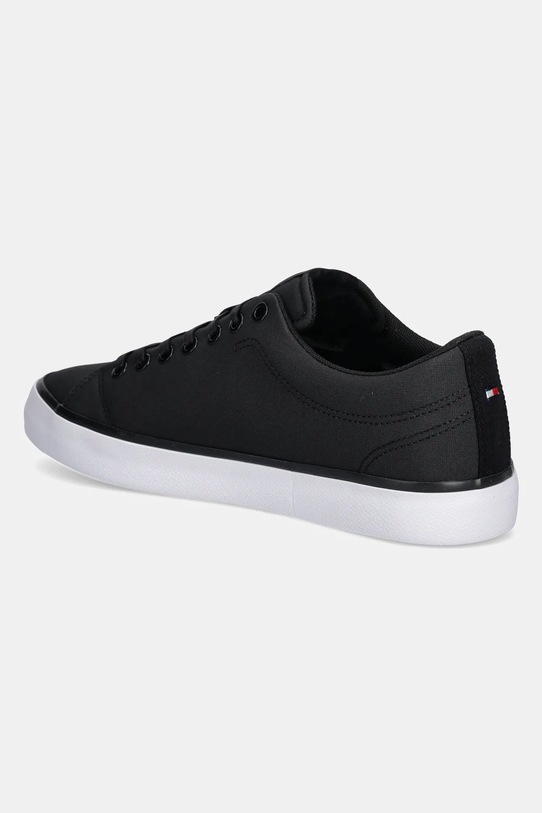 Încălțăminte Tommy Hilfiger tenisi TH HI VULC LOW CORE STRIPES MESH FM0FM05393 negru