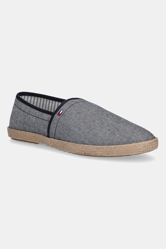Tommy Hilfiger espadryle HILFIGER CHAMBRAY ESPADRILLE granatowy FM0FM05391