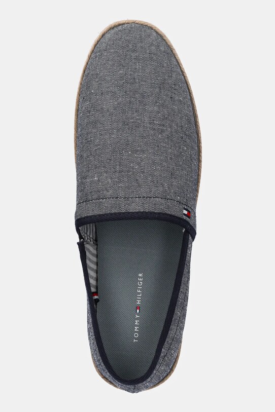 Tommy Hilfiger espadryle HILFIGER CHAMBRAY ESPADRILLE granatowy FM0FM05391
