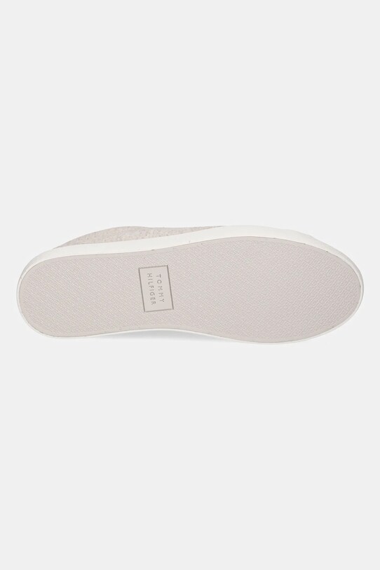 Tommy Hilfiger scarpe da ginnastica TH HI VULC LOW CORE CHAMBRAY FM0FM05389 beige
