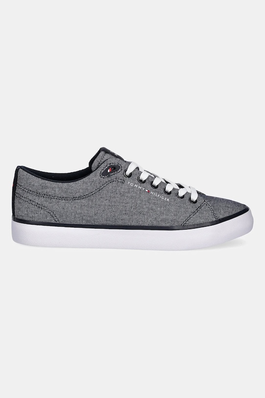 Tenisice Tommy Hilfiger TH HI VULC LOW CORE CHAMBRAY FM0FM05389 mornarsko plava SS25