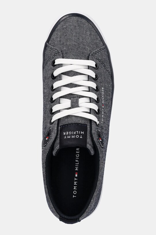 Tommy Hilfiger tenisówki TH HI VULC LOW CORE CHAMBRAY granatowy FM0FM05389