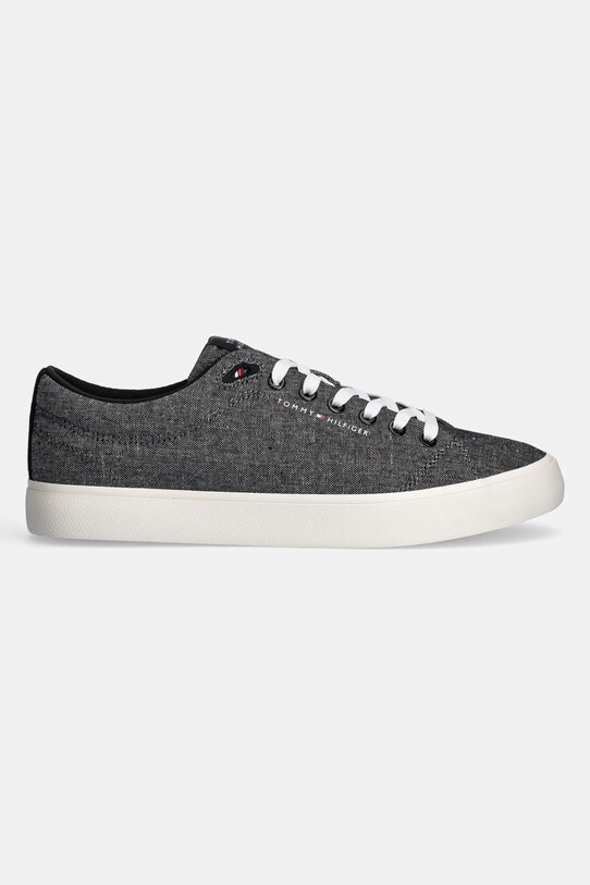 Tommy Hilfiger tenisówki TH HI VULC LOW CORE CHAMBRAY FM0FM05389 czarny SS25