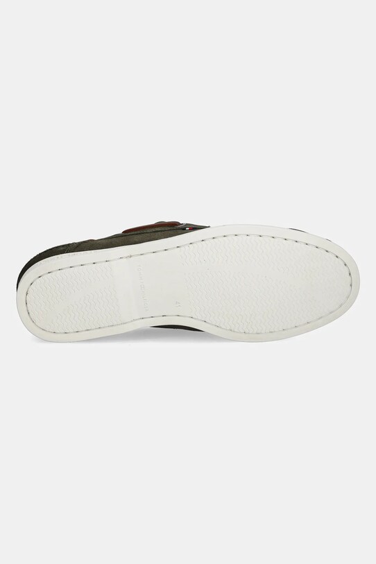 Замшевые мокасины Tommy Hilfiger TH BOAT SHOE CORE SUEDE FM0FM05387 зелёный