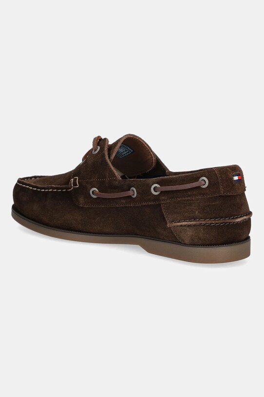 Обувь Замшевые мокасины Tommy Hilfiger TH BOAT SHOE CORE SUEDE FM0FM05387 коричневый