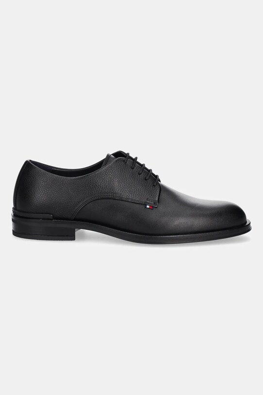 Шкіряні туфлі Tommy Hilfiger CORE HILFIGER LEATHER SHOE FM0FM05375 чорний SS25