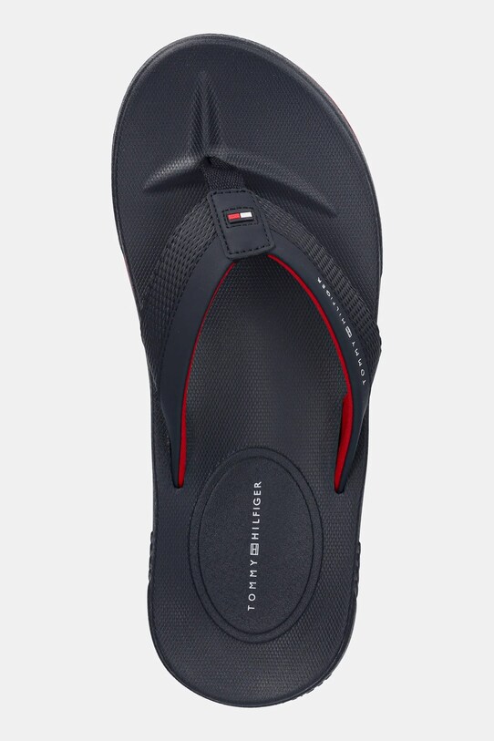 Tommy Hilfiger șlapi MOLDED HILFIGER BEACH SANDAL bleumarin FM0FM05361