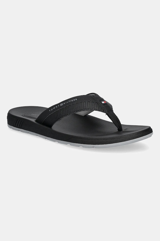 В'єтнамки Tommy Hilfiger MOLDED HILFIGER BEACH SANDAL синтетичний чорний FM0FM05361