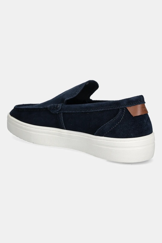 Boty Semišové mokasíny Tommy Hilfiger MODERN LIGHT HYBRID SUEDE LOAFER FM0FM05354 námořnická modř