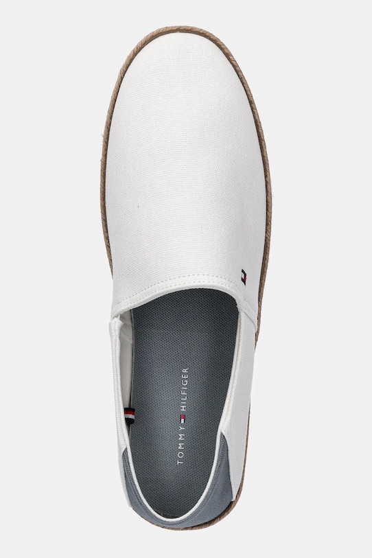 Tommy Hilfiger espadryle HILFIGER ESPADRILLE CORE TEXTILE biały FM0FM05353