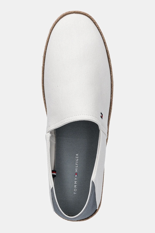 Espadrilky Tommy Hilfiger HILFIGER ESPADRILLE CORE TEXTILE bílá FM0FM05353