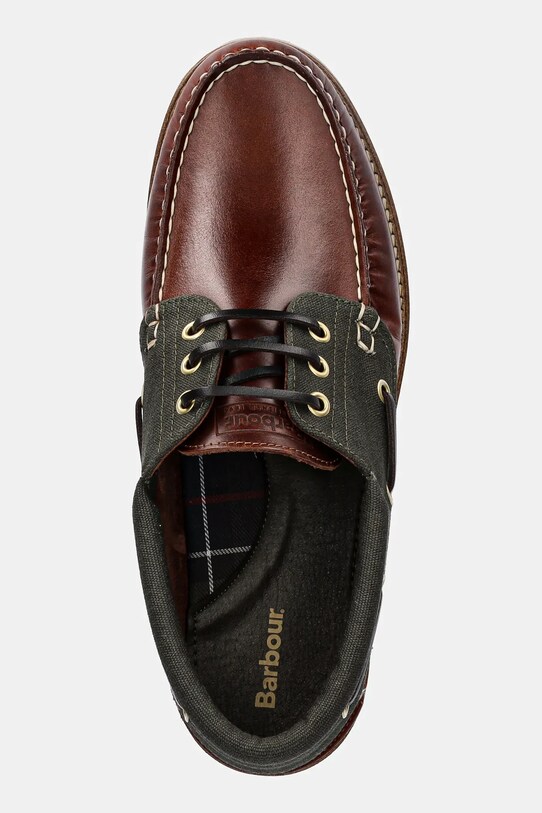 Половинки обувки Barbour Deck кафяв MFO0795BR71