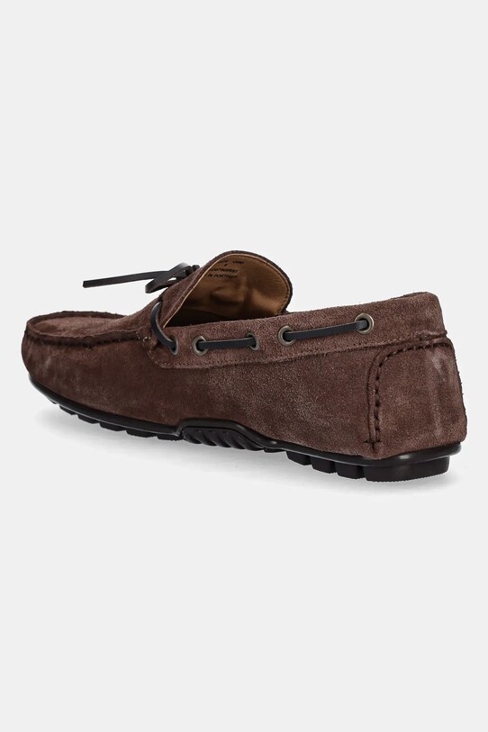 Încălțăminte Barbour mocasini din piele intoarsa Courage MFO0796BR95 maro