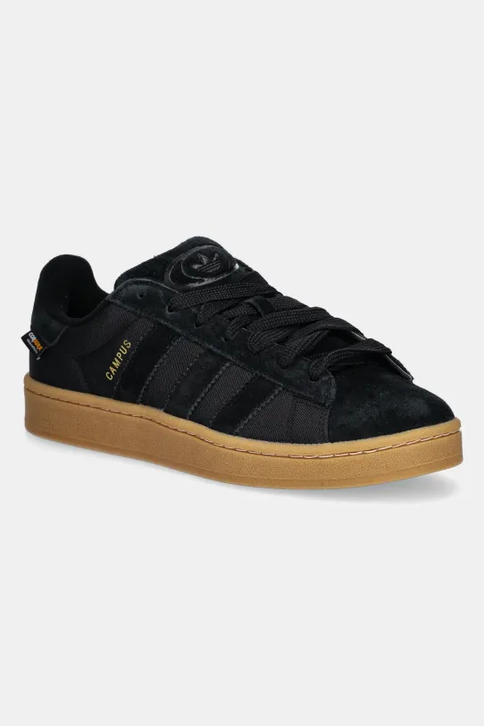 adidas Originals sneakers din piele intoarsă Campus 00s textil negru JH7607