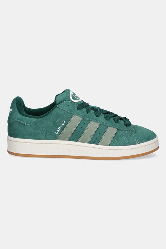 adidas Originals sneakers din piele intoarsă Campus 00s JH8794 verde SS25