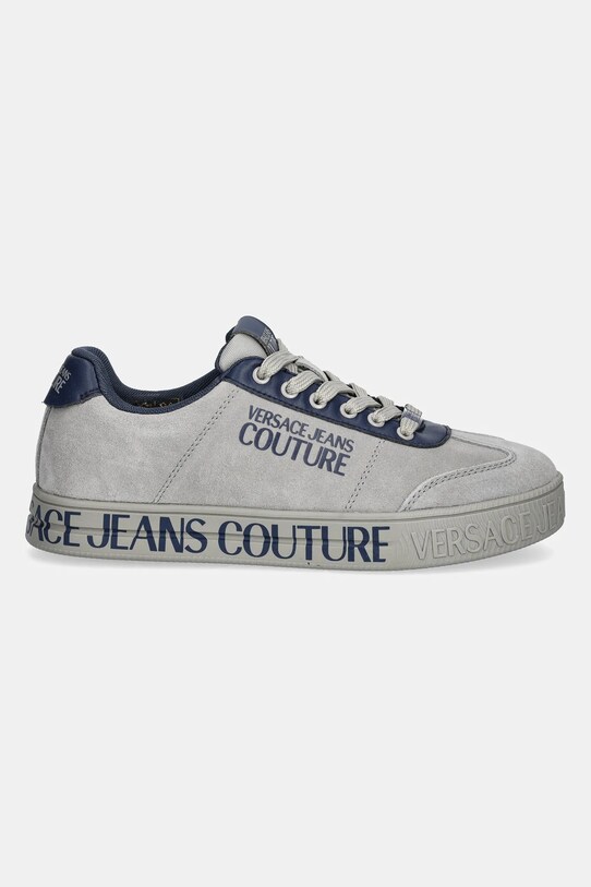 Versace Jeans Couture sneakers din piele intoarsă 78YA3SK6.ZPB02.800 gri SS25