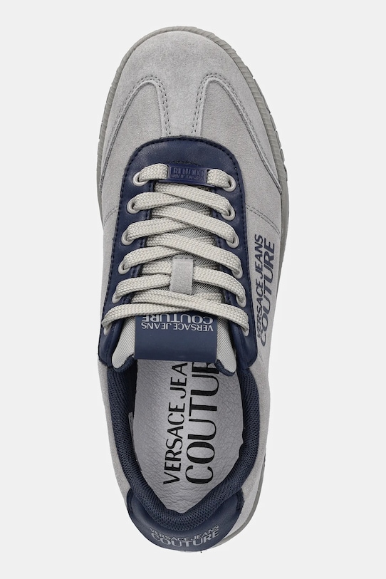 Versace Jeans Couture sneakers din piele intoarsă gri 78YA3SK6.ZPB02.800