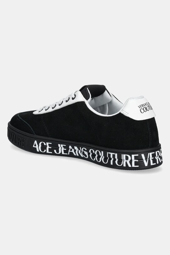 Обувь Замшевые кроссовки Versace Jeans Couture 78YA3SK6.ZPB02.899 чёрный
