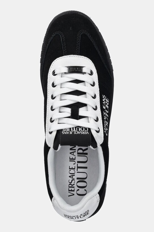 Замшевые кроссовки Versace Jeans Couture чёрный 78YA3SK6.ZPB02.899