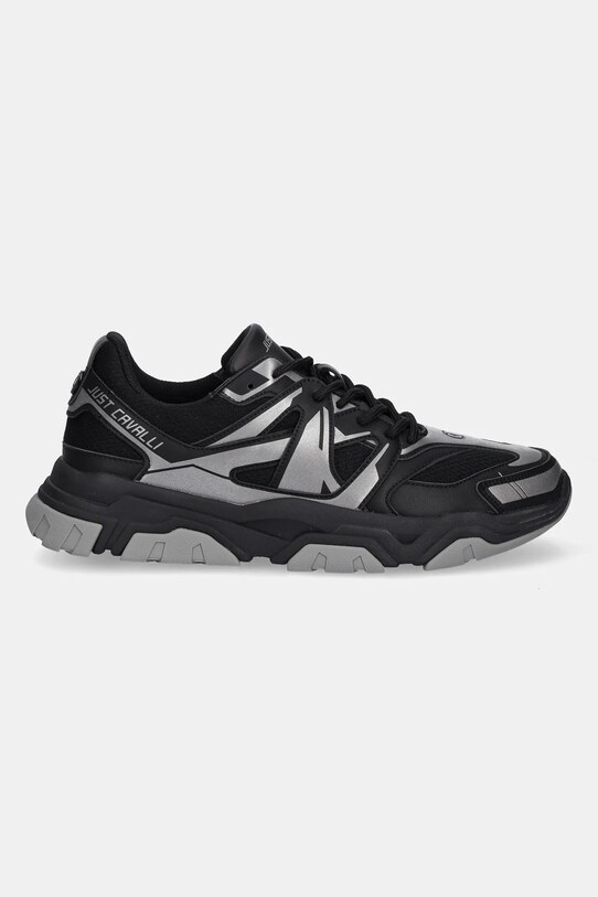 Just Cavalli sneakers 78QA3SH6ZSC49899 negru SS25