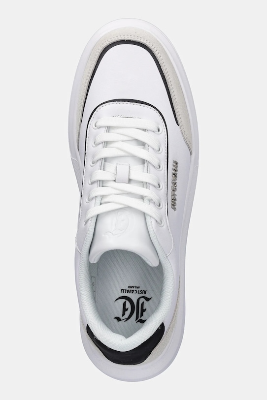 Just Cavalli sneakersy skórzane biały 78QA3SBDZPA94003