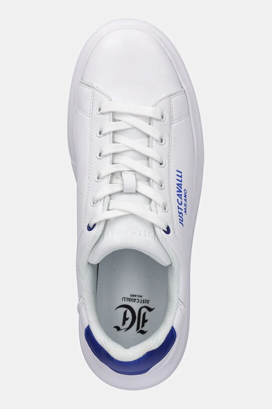 Just Cavalli bőr sportcipő fehér 78QA3SBFZPA96003