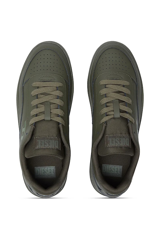 Шкіряні кросівки Diesel S-Tracker-D Low зелений Y03608.P5576.T7433