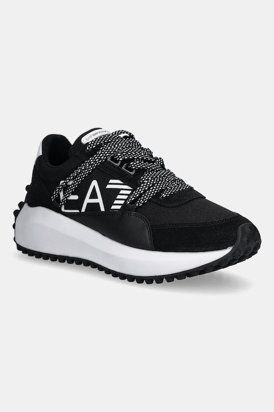 EA7 Emporio Armani sneakersy tekstylny czarny XK421.X8X208