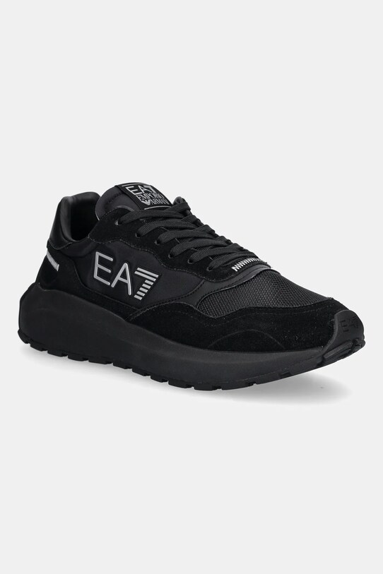 Sneakers boty EA7 Emporio Armani textilní černá XK401.X8X186