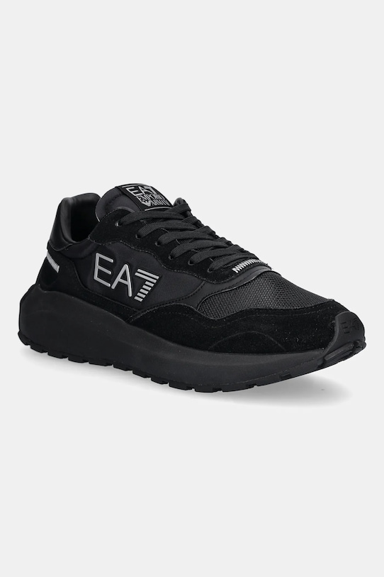 Sneakers boty EA7 Emporio Armani textilní černá XK401.X8X186