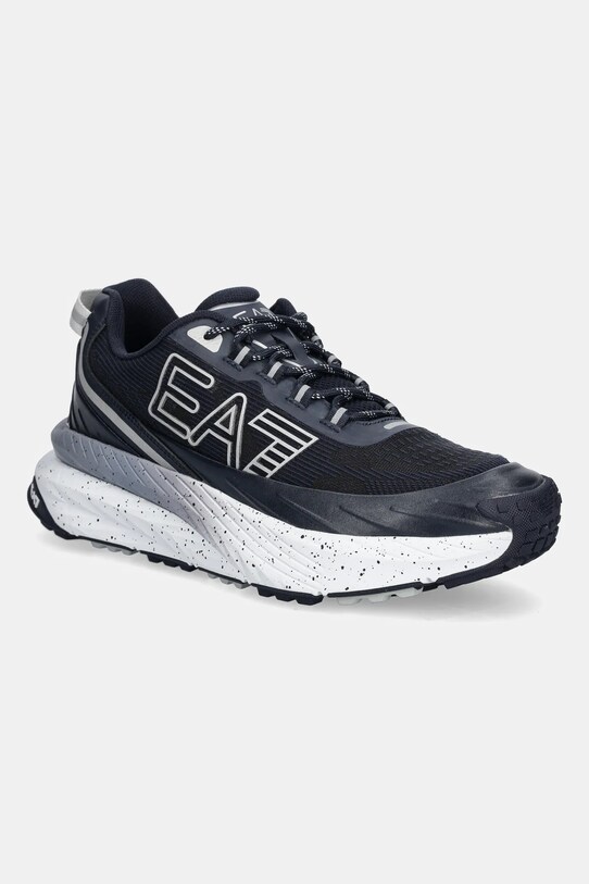 Sneakers boty EA7 Emporio Armani textilní námořnická modř XK381.X8X177